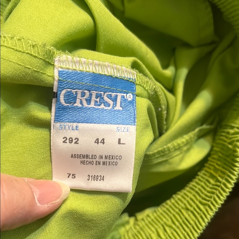 Crest Women’s Lime Green Scrub Pants